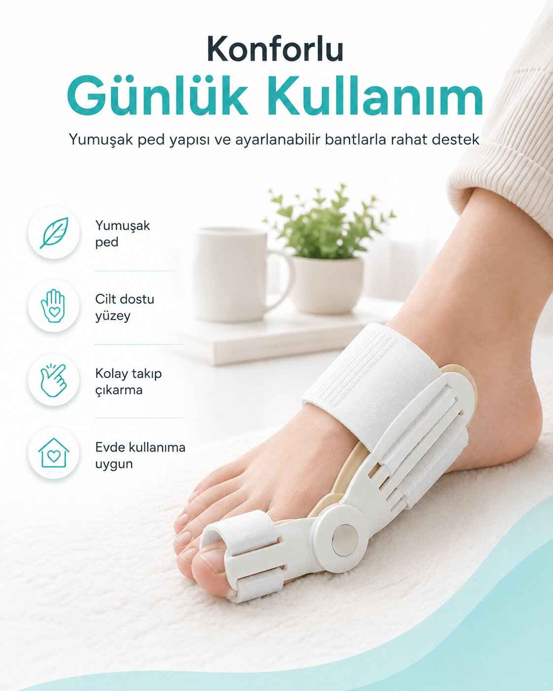 Konforlu günlük kullanım